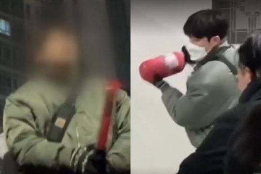 서울서부지법 난동 사태에 가담한 20대 남성 A씨가 3일 체포됐다. A씨는 서부지법 난동 사태가 생중계되던 한 유튜브 영상에서 녹색 점퍼를 입고 소화기로 법원 내부 유리문을 파손하려 하거나 보안장치를 훼손해 일명 ‘녹색 점퍼’ 남성이라고 불린다. [JTBC 보도 영상 캡처]