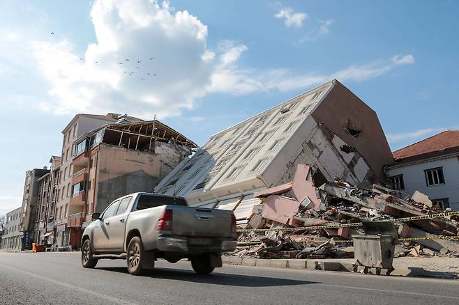 2023년 2월 튀르키예에서 발생한 규모 7.8 강진으로 인한 피해현장.[한국지질자원연구원 제공]