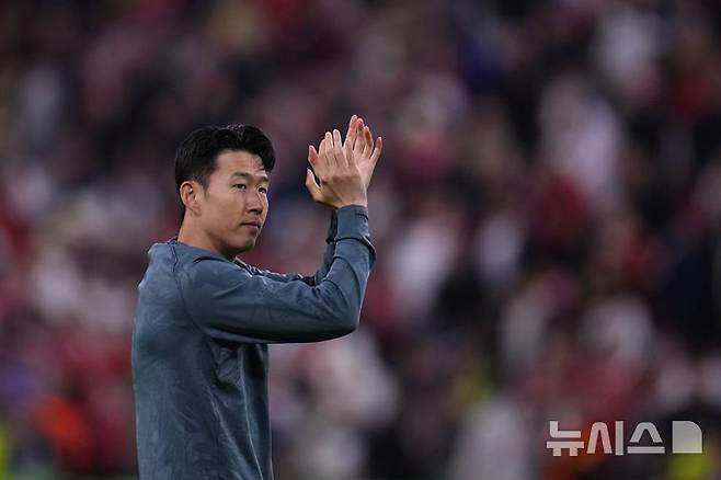 [빌바오=AP/뉴시스]토트넘 손흥민, 유로파리그 결승 선발 제외. 2025.05.21.