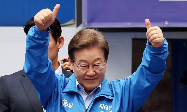 이재명 더불어민주당 대선후보. 뉴시스