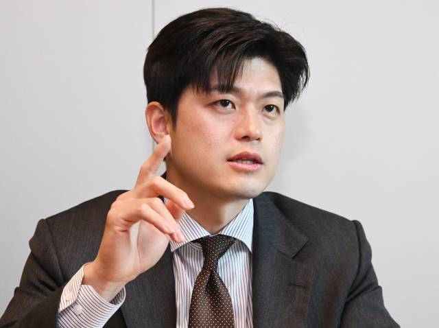 김용태 국민의힘 비상대책위원장이 서울경제신문과 인터뷰를 하고 있다. 오승현 기자