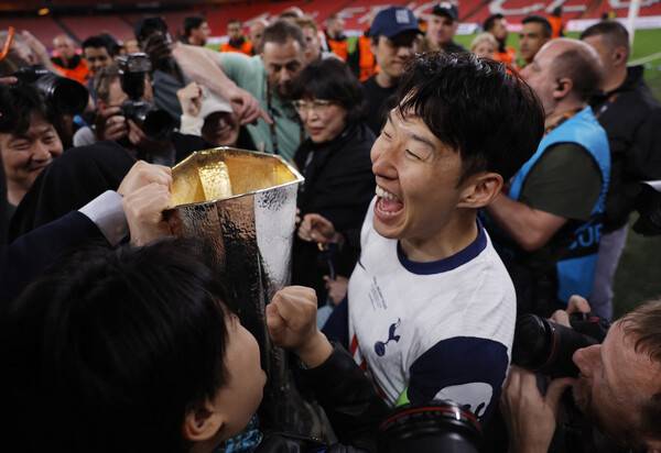▲ 토트넘 홋스퍼 손흥민이 유로파리그 우승을 해냈다. ⓒ연합뉴스/REUTERS