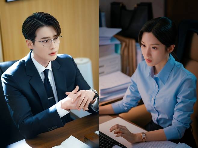 왼쪽부터 이종석, 문가영