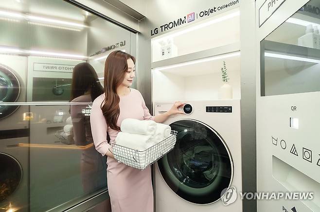 LG전자 일체형 세탁건조기 LG 트롬 오브제컬렉션 워시콤보 [LG전자 제공. 재판매 및 DB 금지] photo@yna.co.kr