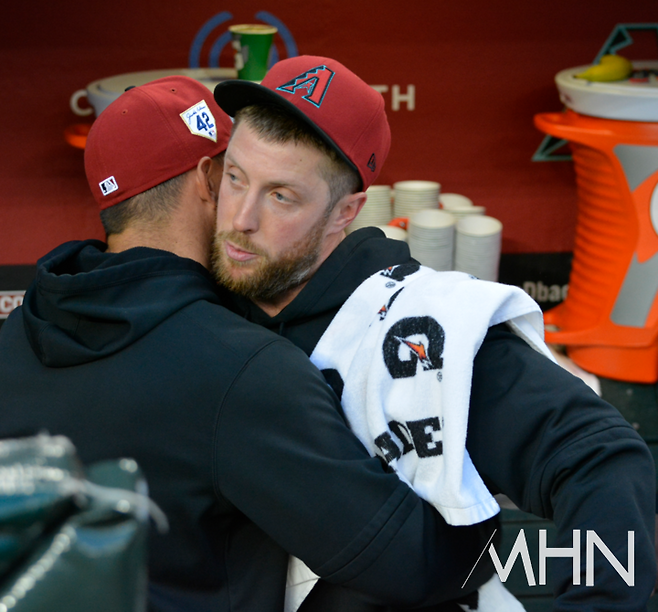 (메릴 켈리 애리조나 선발투수. 과거 한국프로야구 SK(현 SSG)에서 뛰었다)