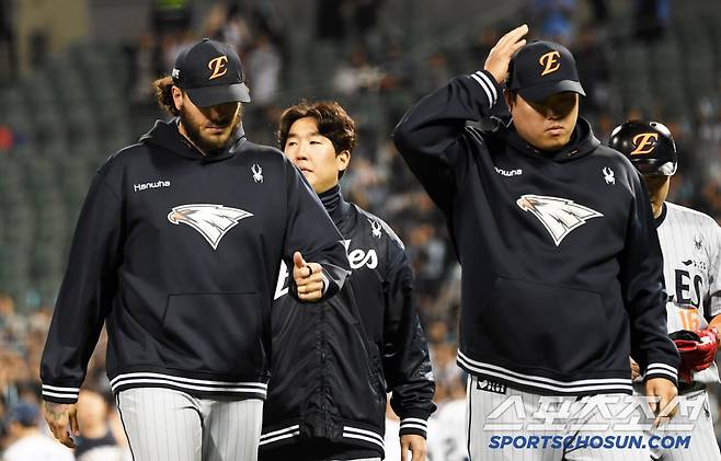 에이스 폰세를 내세우고도 위닝 시리즈에 실패한 한화.