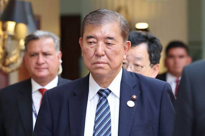 이시바 시게루 일본 총리. 연합뉴스