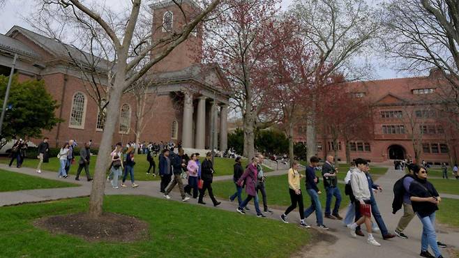 매사추세츠주 케임브리지에 위치한 하버드 대학 캠퍼스