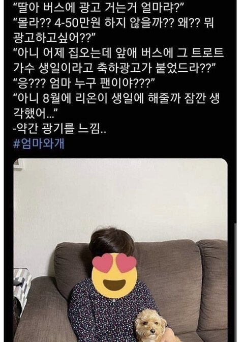image.png 딸에게 버스 광고비를 물어본 엄마 딸에게 버스 광고비를 물어본 엄마