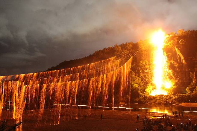 하회선유줄불놀이. 안동시 제공