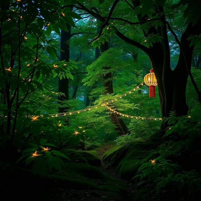 옥천 안터마을 반딧불이. 옥천대청호생태관광협의회