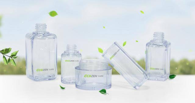 SK케미칼의 코폴리에스터로 만들어진 화장품 용기. SK케미칼 제공