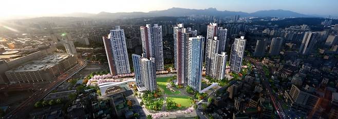 서울 동대문구 전농9구역 조감도. LH 제공