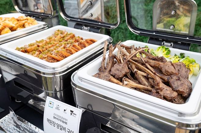 맥된장 양갈비 구이.   호주축산공사 제공