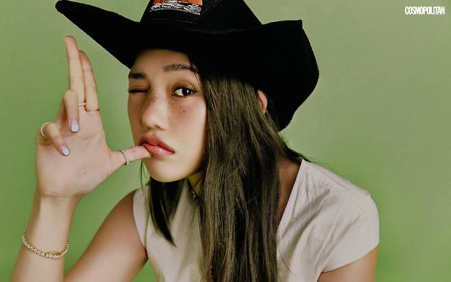 코스모폴리탄 6월호 미미 화보. 코스모폴리탄 제공