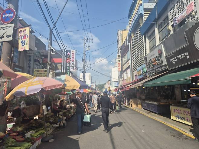 강원도 원주 중앙시장. 이강민 기자