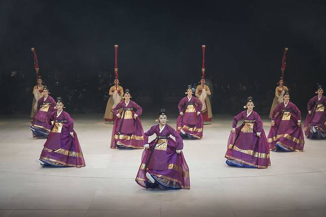 국립국악원 무용단 '상선약수' 공연 중 태평무 (사진=국립국악원 제공) *재판매 및 DB 금지