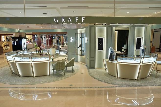 [서울=뉴시스] 롯데백화점 본점 그라프 매장 전경 (사진=롯데백화점 제공) *재판매 및 DB 금지