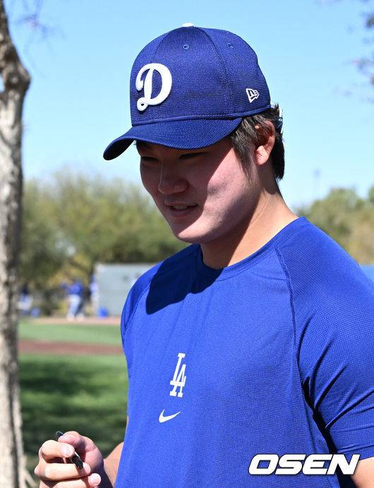 [OSEN=이대선 기자] LA 다저스 장현석 2025.03.02 /sunday@osen.co.kr