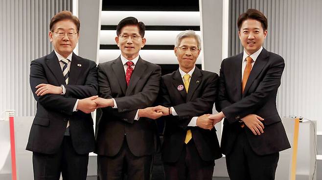 더불어민주당 이재명·국민의힘 김문수·민주노동당 권영국·개혁신당 이준석 대선후보 (사진=연합뉴스)