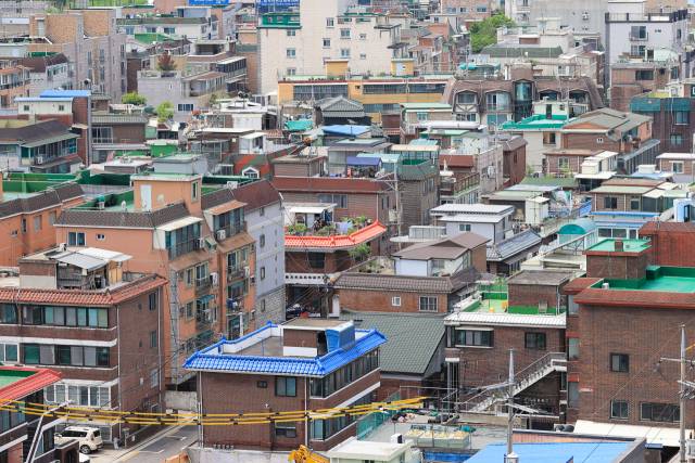 서울 강서구 화곡동 일대 빌라 다세대 주택가 모습. 연합뉴스