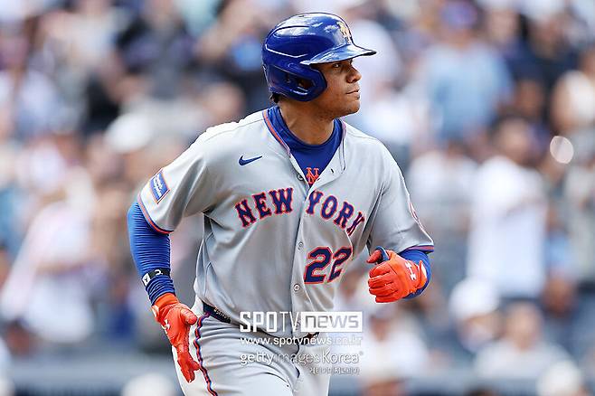 ▲ 메츠와 15년 총액 7억6500만 달러 계약을 한 후안 소토는 아직 기대에 맞는 성적을 거두지 못하고 있다