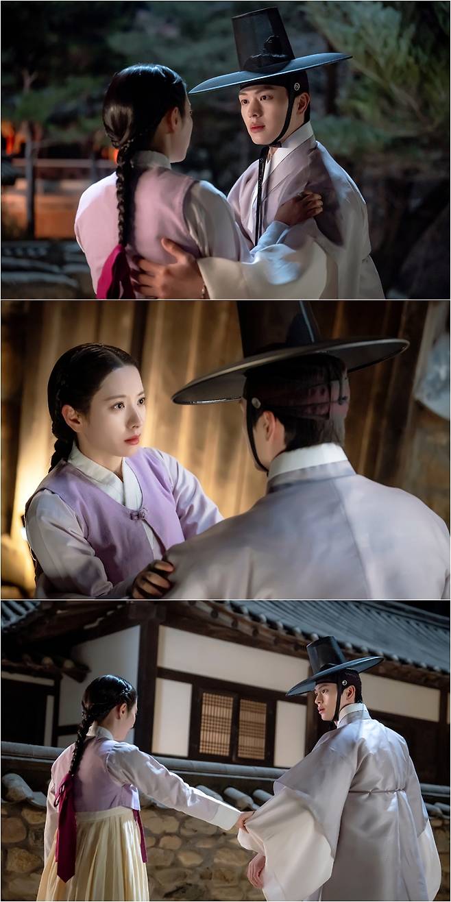 육성재♥김지연, 허리 덥석 피 끓는 로맨스 [귀궁]