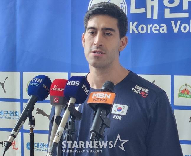 이사나예 라미레스 남자 대표팀 감독. /사진=안호근 기자