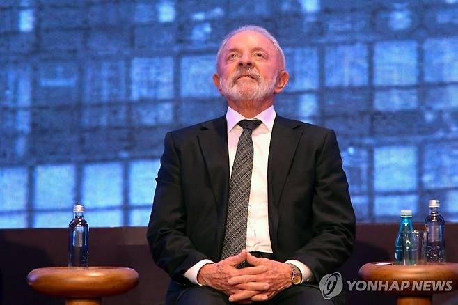 루이스 이나시우 룰라 다시우바 브라질 대통령 [리우데자네이루 AFP=연합뉴스. 재판매 및 DB 금지]