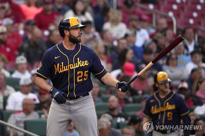 2023년 밀워키에서 뛸 당시의 러프 [AP=연합뉴스]