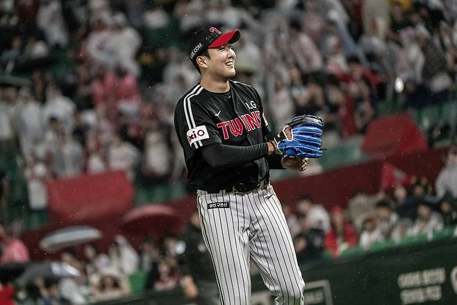 7이닝 1실점으로 호투한 LG 선발 손주영 [LG 트윈스 제공. 재판매 및 DB 금지]