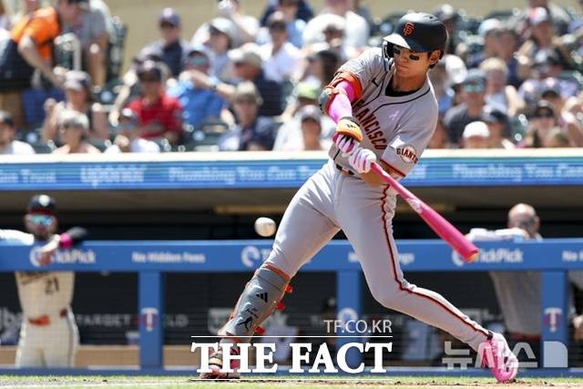 이정후는 24일(한국시간) 워싱턴전에서 이번 시즌 13번째 멀티히트를 기록하며 팀 승리를 이끌었다. /뉴시스