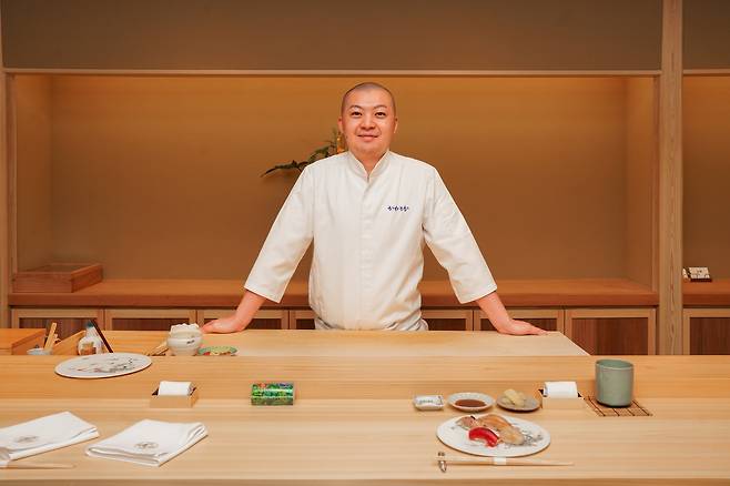Tamaru Mitsuhiro, head chef of Sushi Kanesaka at Grand InterContinental Seoul Parnas. /Grand InterContinental Seoul Parnas