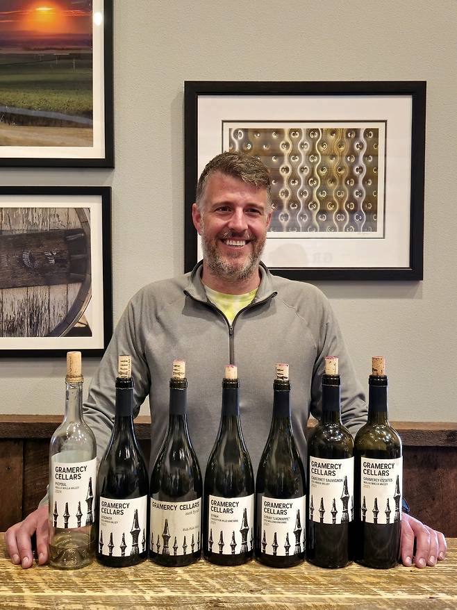 그라머시 셀라스 와인메이커 Brandon Moss.