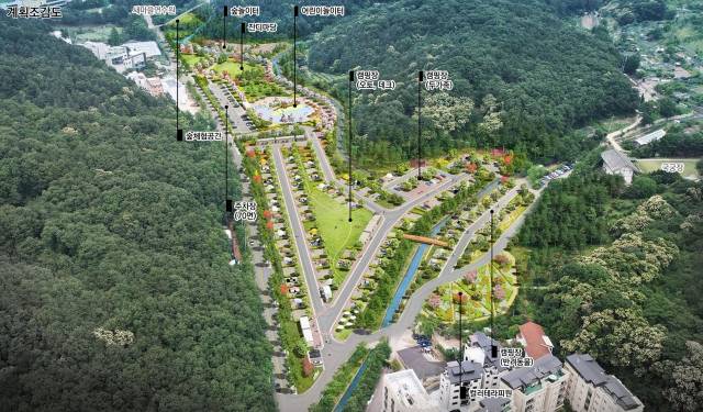 율동공원 오토캠핑장. 이미지 제공 = 성남시