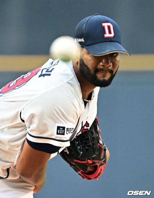 두산 시절 알칸타라.