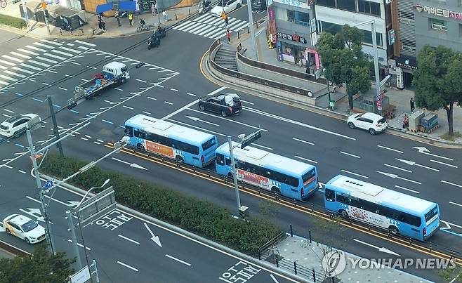 부산 시내버스 [촬영 조정호]