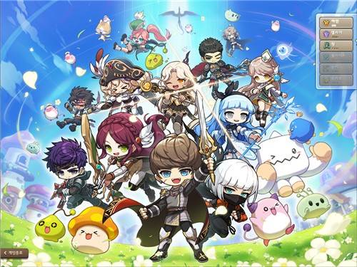 메이플스토리N 로그인 화면 [게임 화면 캡처]