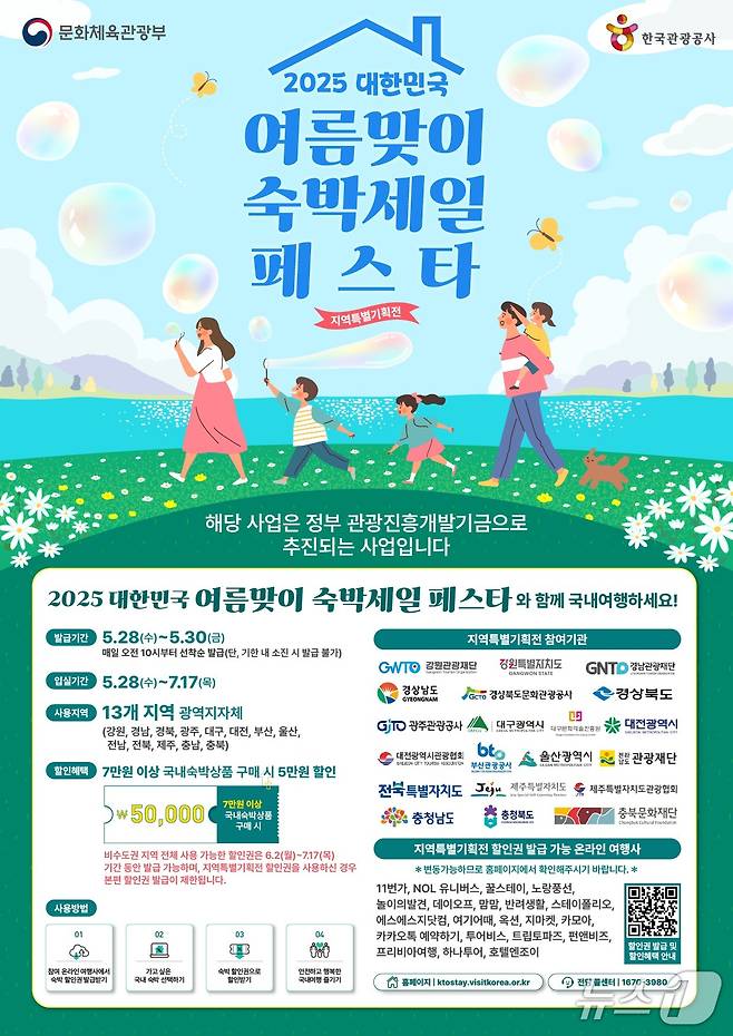 2025 대한민국 여름맞이 숙박세일 페스타 포스터.(제주도 제공. 재판매 및 DB 금지)