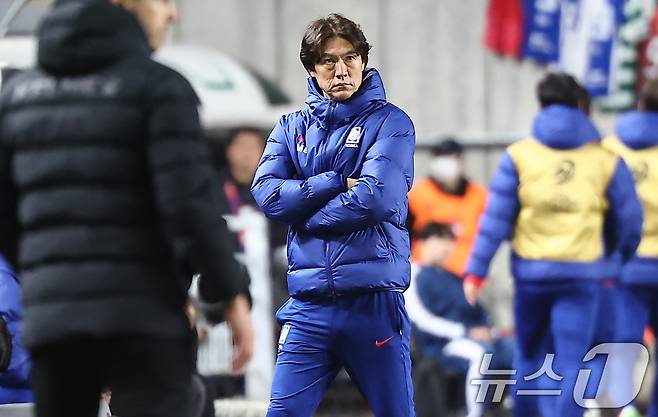 홍명보 축구 대표팀 감독. /뉴스1 ⓒ News1 김도우 기자