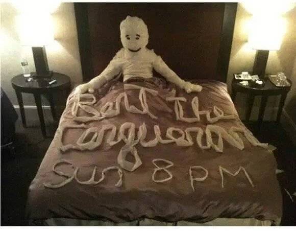 해외 호텔 투숙객들의 장난.jpg