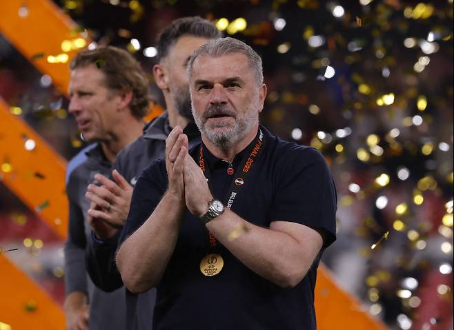 토트넘의 UEL 우승을 이끈 포스테코글루 감독. 사진=로이터 연합뉴스