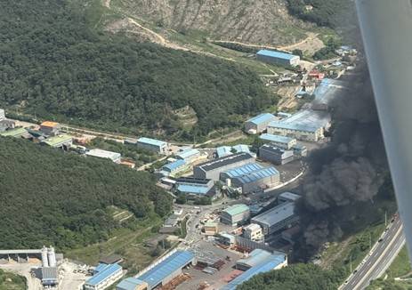 함안 화재. [사진=연합뉴스]