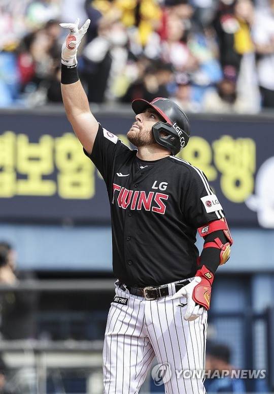 LG 오스틴 4경기 연속 홈런 / 사진=연합뉴스
