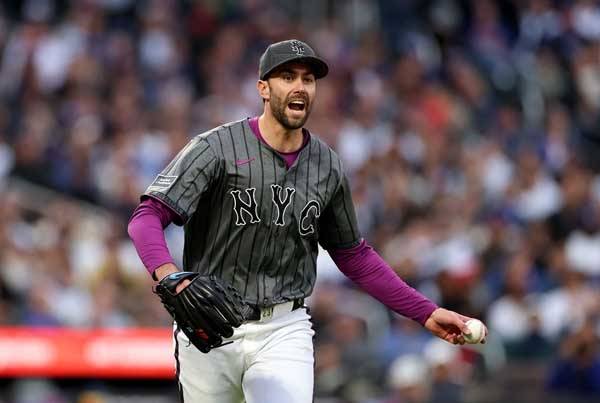 메츠 선발 피터슨은 다저스 타선을 압도했다. 사진= Getty Images/AFP= 연합뉴스 제공