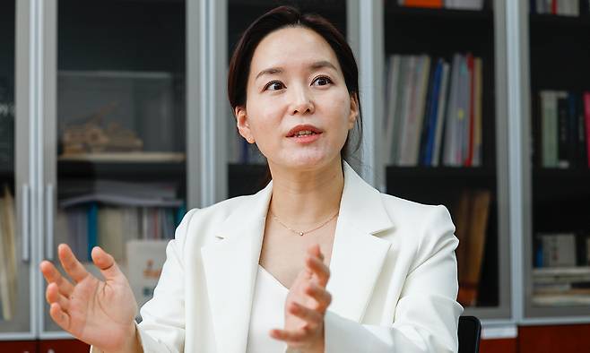 개혁신당 이주영 공동선거대책위원장이 22일 서울 여의도 국회 의원회관에서 세계일보와 인터뷰하고 있다. 최상수 기자