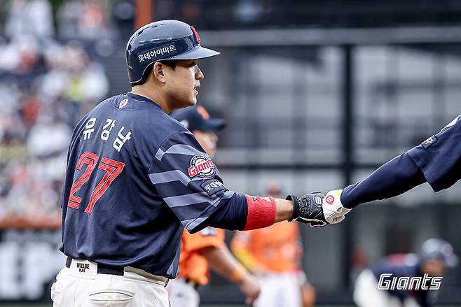▲ 유강남 ⓒ롯데 자이언츠