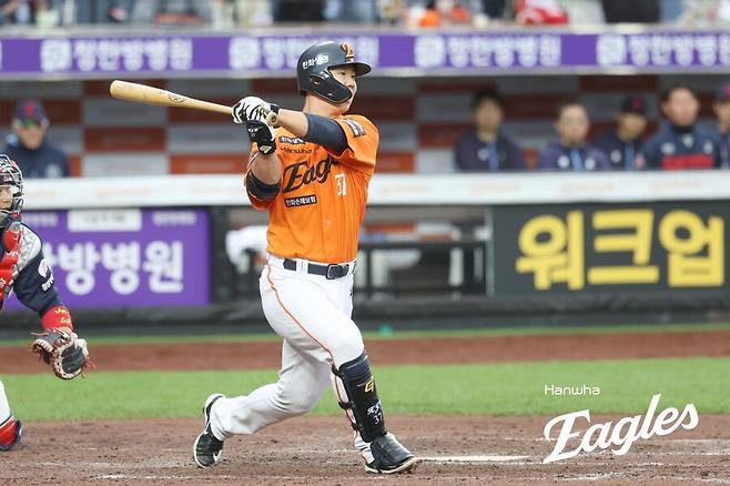 ▲ 김인환 ⓒ한화 이글스