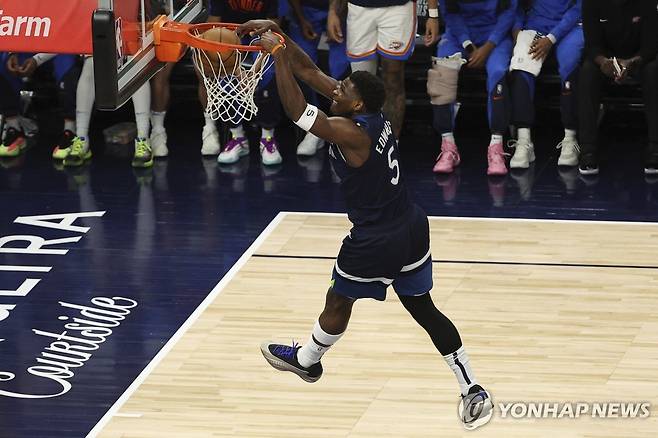 미네소타 앤서니 에드워즈의 덩크 [AP=연합뉴스]