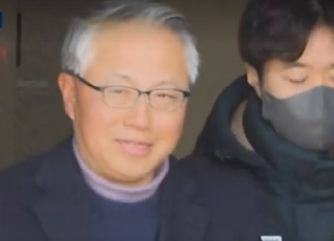 구속된 윤모씨. JTBC 유튜브 캡처